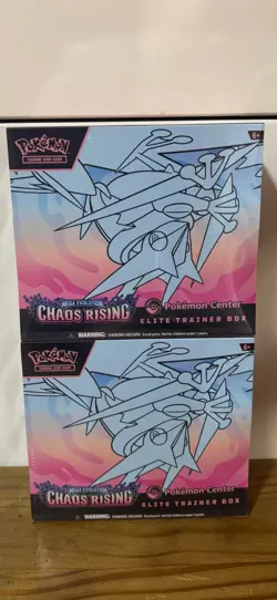 Pokemon TCG - Mega Evolution-Chaos Rising - x2 Sealed Pokemon Center ETB Pokemon - Image 1