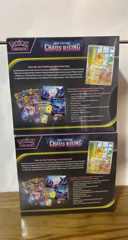 Pokemon TCG - Mega Evolution-Chaos Rising - x2 Sealed Pokemon Center ETB Pokemon - Image 2