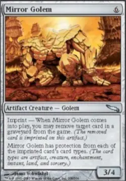 Mirror Golem - Mirrodin #208/306 MTG Magic The Gathering - Image 1