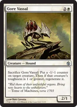 Gore Vassal - Mirrodin Besieged #7/155 MTG Magic The Gathering - Image 1