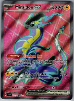 Miraidon ex 227/198 SV01: Scarlet & Violet Base Set - Pokemon Card - NM - Image 1