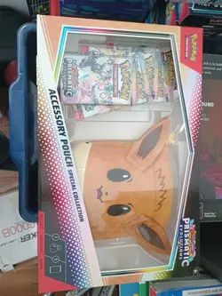 Pokemon TCG Scarlet & Violet Prismatic Evolutions Accessory Pouch Collection - Image 1