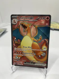 Pokemon TCG Charizard EX Scarlet & Violet Card 151 183/165 - Image 1