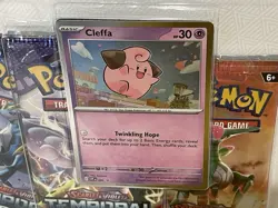 Pokemon TCG Scarlet and Violet Temporal Forces 3-Pack Blisters Jiggly Puff Promo - Image 2