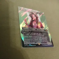 Aerith Gainsborough Borderless Surge Foil - Final Fantasy MTG - Image 4