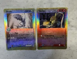 Pokemon TCG EX Ruby & Sapphire Reverse Holo Steelix 23/109 Torchic 77/109 - Image 2