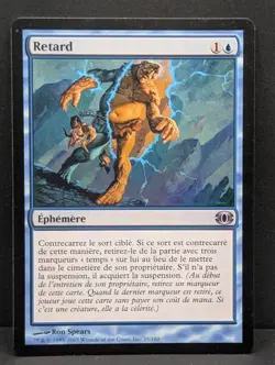 Delay Time Spiral Remastered ITALIAN "RETARD" MTG Magic: The Gathering rare NM - Image 1