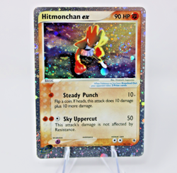 🔥 Hitmonchan ex Holo Rare w/ Swirl 98/109 EX Ruby & Sapphire LP Pokemon TCG 🔥 - Image 1