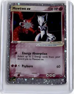 Pokemon TCG EX Ruby & Sapphire 101/109 Mewtwo ex Ultra Rare LP - Image 1