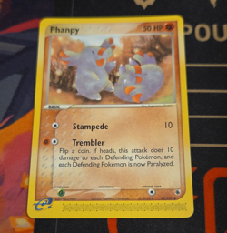 Pokemon TCG Phanpy EX Sandstorm 62/109 Basic Unlimited Common Regular EN 2003 NM - Image 1