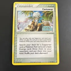 Pokemon TCG Castaway EX Crystal Guardians 72/100 Regular Uncommon - Image 2