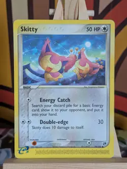 Pokemon TCG Skitty EX Sandstorm 79/100 Regular Common E Reader - Image 1
