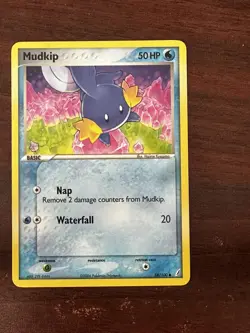 Pokemon TCG Mudkip EX Crystal Guardians 58/100 Regular Common - Image 1