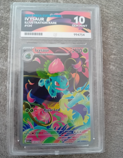 Pokemon TCG Mega Evolution Ivysaur 134/132 Illustration Rare ENG Ace 10 - Image 1