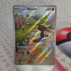 Pokemon TCG - Paldean Wooper 102/094 - Phantasmal Flames - Illustration Rare - Image 1