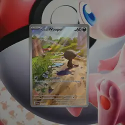 Pokemon TCG - Paldean Wooper 102/094 - Phantasmal Flames - Illustration Rare - Image 3