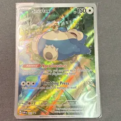 Pokemon TCG Snorlax 051 Scarlet Violet 151 Black Star Promo Card NM Condition - Image 1
