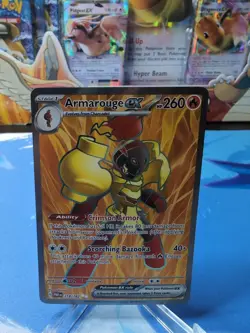 Armarouge ex 218/182 - 2023 Paradox Rift Full Art Rare Holo Pokemon Card M/NM - Image 1