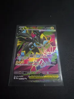 Pokemon TCG Mega Zeraora EX PBL 098/084 Full Art Holo Secret Rare - Image 1