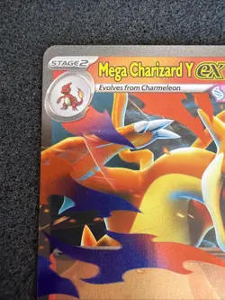 Mega Charizard Y ex 022/217 Ascended Heroes Double Rare Holo Pokemon TCG NM+ - Image 4