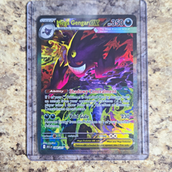 MEGA GENGAR EX 284/217 FULL ART HOLO SECRET RARE 350HP ENG POKEMON TCG - Image 1