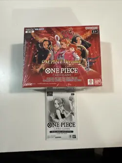 New Sealed One Piece Extra Booster Heroines Edition Box (EB-03) With Dash Pack - Image 1