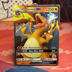 Pokemon TCG Charizard GX 9/68 - Hidden Fates - Battle Academy (Deck Stamp) - Image 1