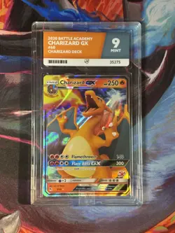 Pokemon TCG Charizard GX 9/68 Hidden Fates 2020 Battle Academy Deck Ace 9 Mint - Image 1