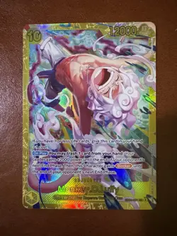 Monkey D. Luffy OP15 EB04-061 SEC ONE PIECE Card Game - ENGLISH NM - Image 1
