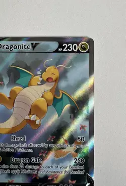 Pokemon TCG Dragonite v Evolving Skies Alternative Art Ultra Rare Card 192/203 - Image 3