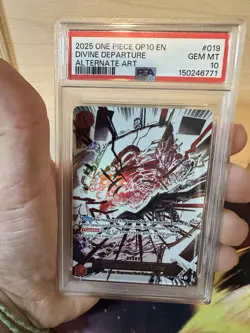 One Piece 2025 Divine Departure OP10-019 Alternate Art Rare OP10 GEM MINT PSA 10 - Image 3