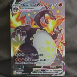 Pokemon TCG Charizard VMAX SV107/SV122 Shining Fates SV Holo Full Art - Image 1
