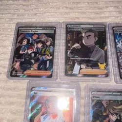 Pokemon TCG Paldean Fates Trainer Full Art Holo lot (5) Friends in Paldea - Image 2