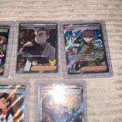 Pokemon TCG Paldean Fates Trainer Full Art Holo lot (5) Friends in Paldea - Image 3
