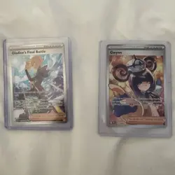 Pokemon TCG Crown Zenith Trainer Full Art Holo Lot 2 Gladion & Gwyn PPL - Image 1