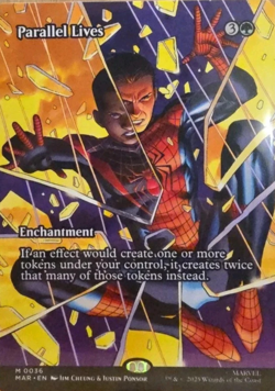 Parallel Lives - MYTHIC 0036 Spider-Man MtG TCG Card - Image 1