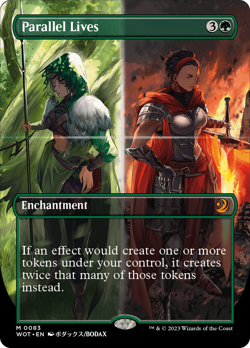 x1 Parallel Lives WOT MTG 83 BORDERLESS MYTHIC M/NM 1x - Image 1