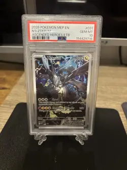 Pokemon TCG Ascended Heroes N's Zekrom Mega Evolution Black Star Promo PSA 10 - Image 2