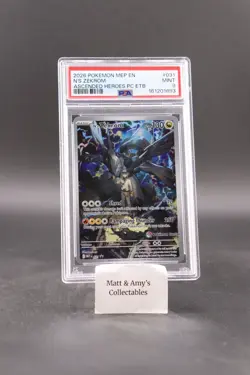 N's Zekrom 031 Me: Mega Evolution Promo Holo PSA 9 Pokemon Center - Image 1