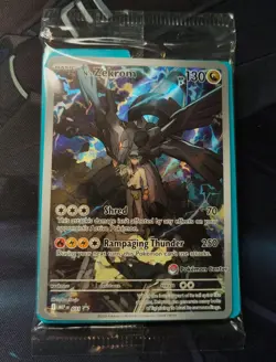 N's Zekrom MEP 031 - Pokemon Center Stamped Promo Pokemon Card - Sealed - Image 1