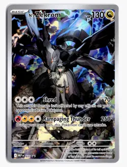 N's Zekrom 031 Holo Promo ME: Mega Evolution Promo Pokemon NM - Image 1