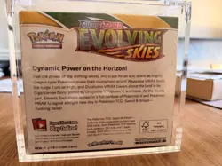 Pokemon TCG Sword & Shield Evolving Skies Booster Box in Acrylic case - Image 2
