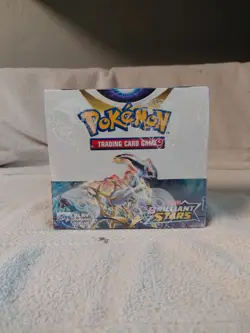 Pokemon TCG Sword and Shield Brilliant Stars Booster Box Sealed - Image 1