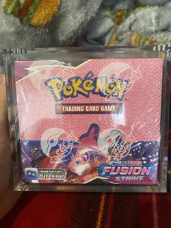Pokemon TCG Fusion Strike Booster Box 36-Pack New and Sealed with Acrylic Case - Image 1
