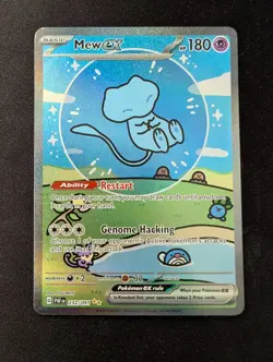 Mew EX Bubble Mew 232/91 Paldean Fates Pokemon TCG English - Image 1