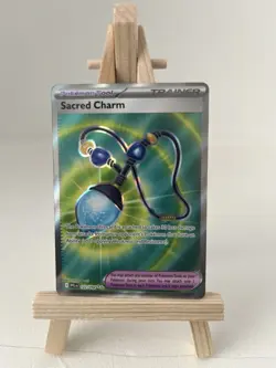 2025 Sacred Charm 122/094 Phantasmal Flames Full Art Rare Pokemon TCG Card NM - Image 1