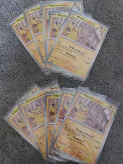 Pokemon Promo Jumbo Card Pikachu At The Musuem Brand New Sealed Lot X20 Cards - Image 1