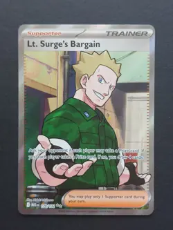Pokemon - Lt. Surge's Bargain 170/132 - Mega Evolution - Illustration Rare - Image 1