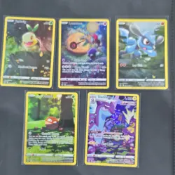 Pokemon TCG Crown Zenith Galarian Gallery 5-Card Lot Full Art Holo - Image 1