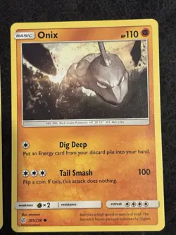 Pokemon TCG Onix 3 Card Lot Unbroken Bonds/Lost Thunder 109/214 2018 - Image 4